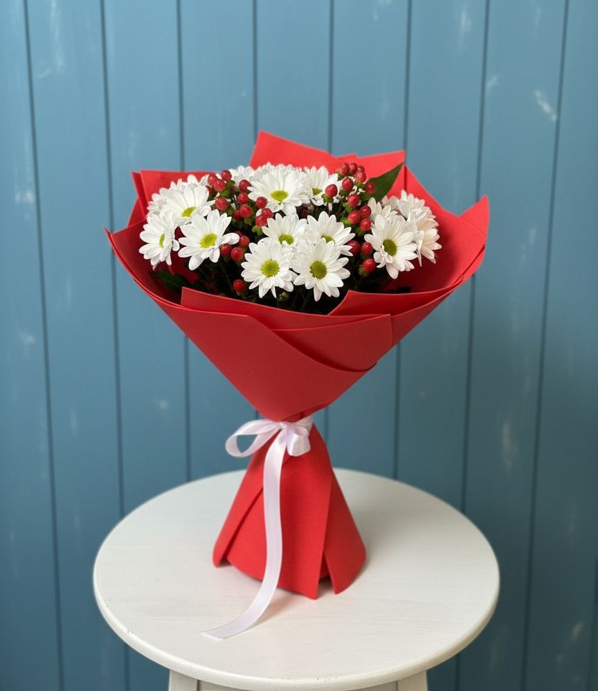 Букет цветов из: Хризантемы в Поселок дачного хозяйства Архангельское