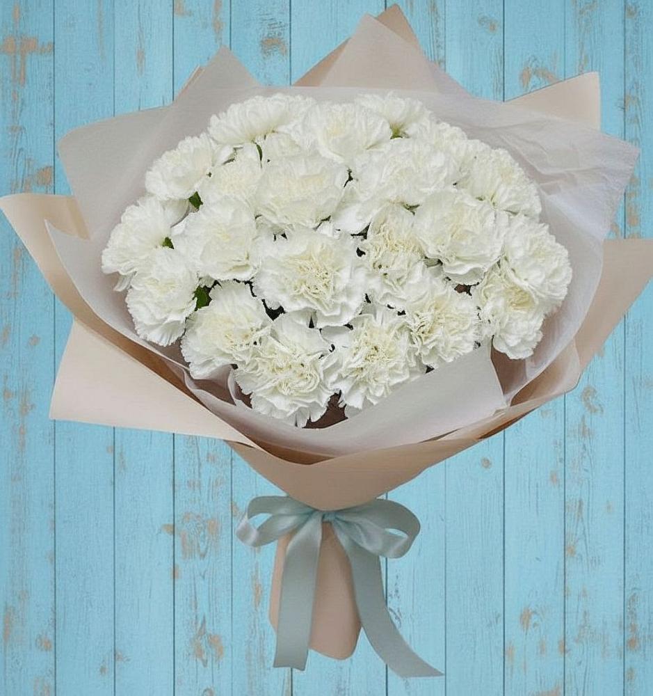 Букет цветов из: Гвоздики в Поселок дачного хозяйства Архангельское