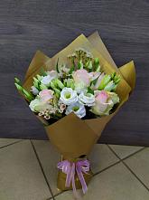 Букет цветов из:  Розы и Лизиантусы #REPLACE_PRED# Поселок дачного хозяйства Архангельское