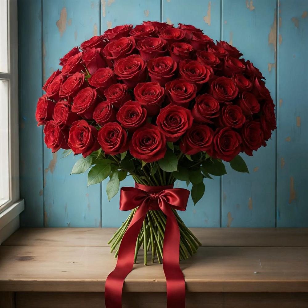 Букет Красные розы Блэк Меджик в Поселок дачного хозяйства Архангельское