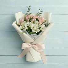 Букет цветов из:  Альстромерии #REPLACE_PRED# Поселок дачного хозяйства Архангельское