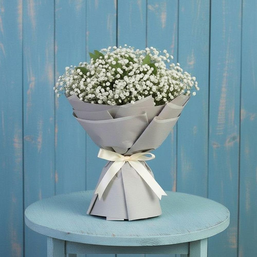 Букет цветов из: Гипсофила в Поселок дачного хозяйства Архангельское