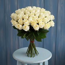 Букет 51 Белая роза Эдлесс Лав #REPLACE_PRED# Поселок дачного хозяйства Архангельское