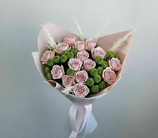 Букет цветов из:  Розы и Хризантемы #REPLACE_PRED# Поселок дачного хозяйства Архангельское