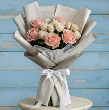 Букет цветов из:  Розы #REPLACE_PRED# Поселок дачного хозяйства Архангельское