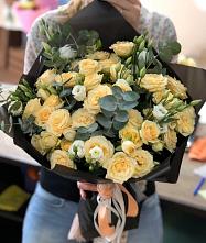 Букет цветов из:  Розы и Лизиантусы #REPLACE_PRED# Поселок дачного хозяйства Архангельское