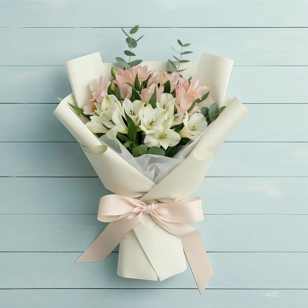 Букет цветов из: Альстромерии в Поселок дачного хозяйства Архангельское