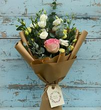 Букет цветов из:  Розы и Лизиантусы #REPLACE_PRED# Поселок дачного хозяйства Архангельское
